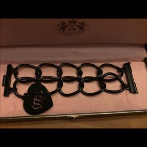 Juicy Couture black chain bracelet